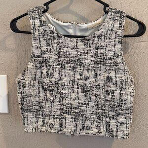 Tweed Two-Piece Skirt Set